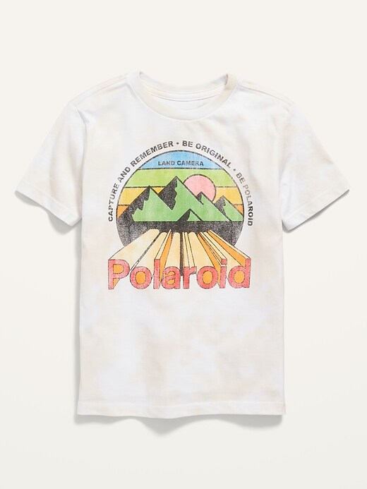 Voir une image plus grande du produit 1 de 2. T-shirt à imprimé Polaroid™ unisexe pour Enfant