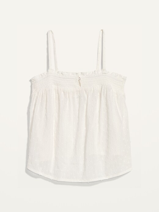 Cropped Smocked Clip-Dot Cami Swing Pajama Top for Women | Old Navy