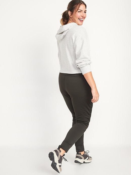 Image number 6 showing, High-Waisted UltraCoze Quilted Hybrid Jogger Leggings