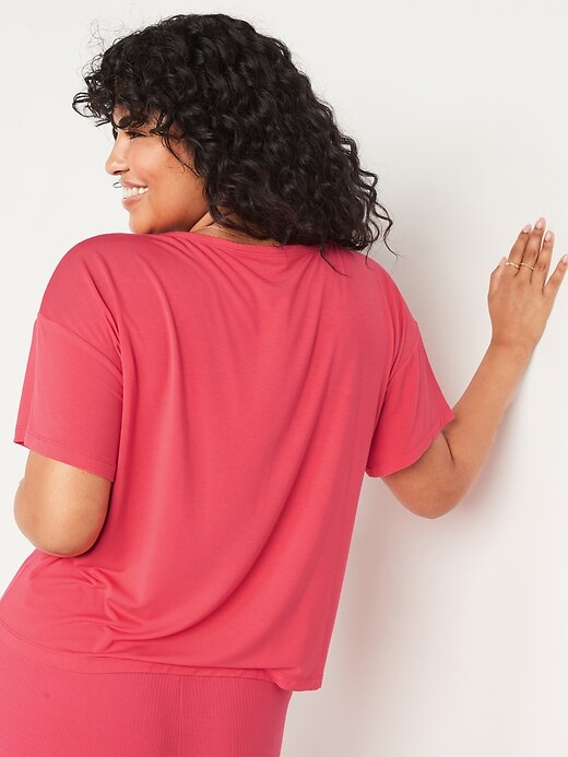 Image number 6 showing, Loose Sunday Sleep Ultra-Soft Pajama Top for Women