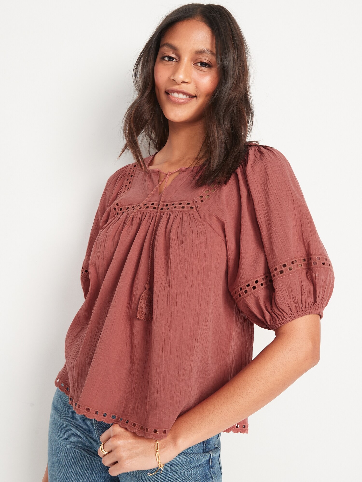 old navy lace top