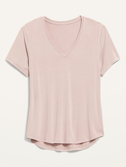 Image number 4 showing, Luxe V-Neck T-Shirt