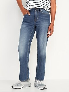 Loose Non-Stretch Jeans for Men