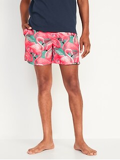 old navy flamingo swim trunks