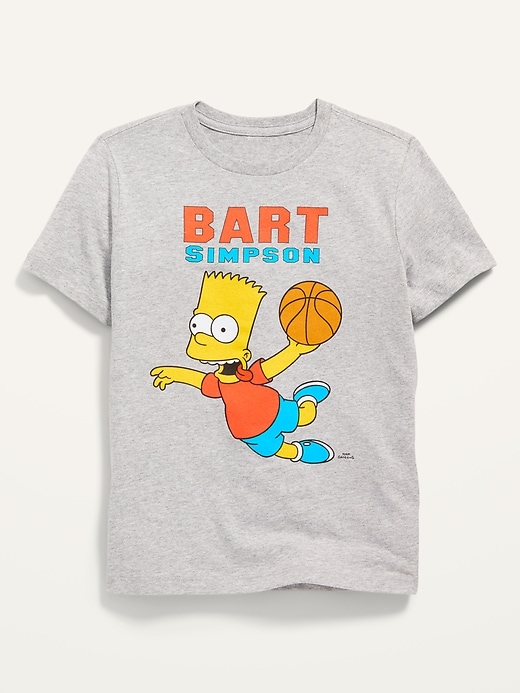 The Simpsons Bart Simpson Gender Neutral T Shirt for Kids