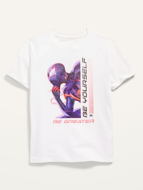 T-SHIRT SPIDER-MAN DE MARVEL™ « BE YOURSELF, BE GREATER » UNISEXE POUR ENFANT