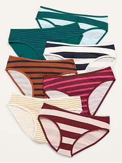 Paquets de 7 culottes bikini à imprimé pour Fille