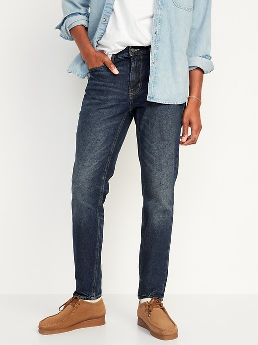 Tapered jeans sale old navy