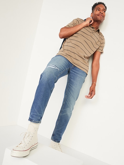 Old navy hot sale tapered jeans