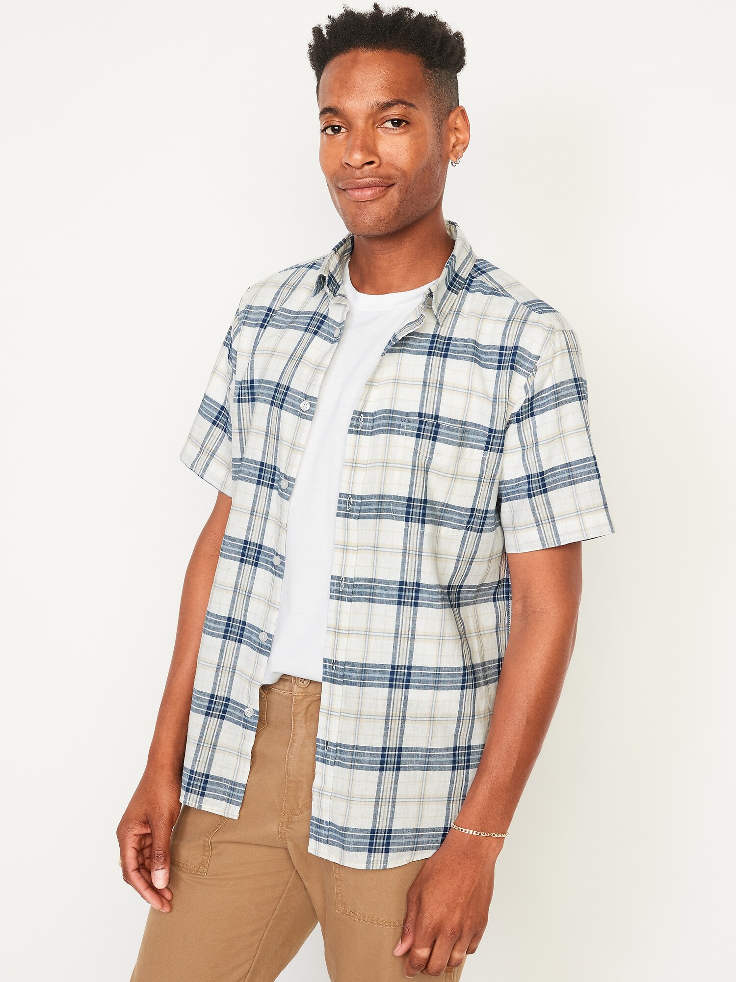 old navy short sleeve button down