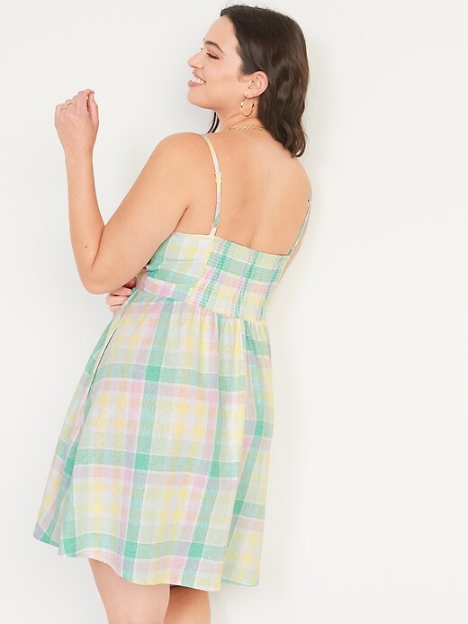 open lace back dress 60s Pink Plaid Dress – Luxie Vintage