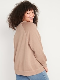 Oversized Vintage Tunic Sweatshirt for Women