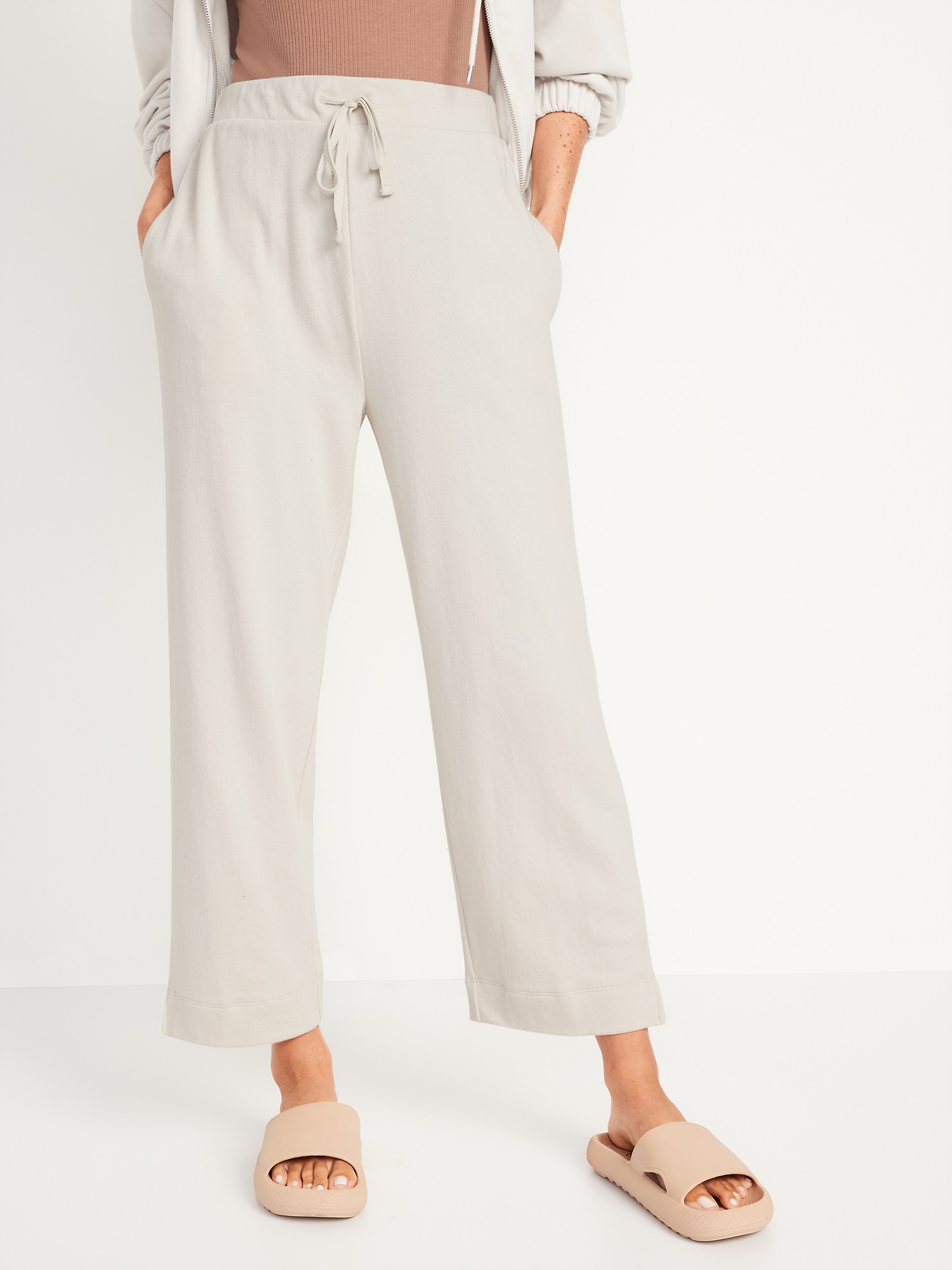 old navy cropped sweatpants