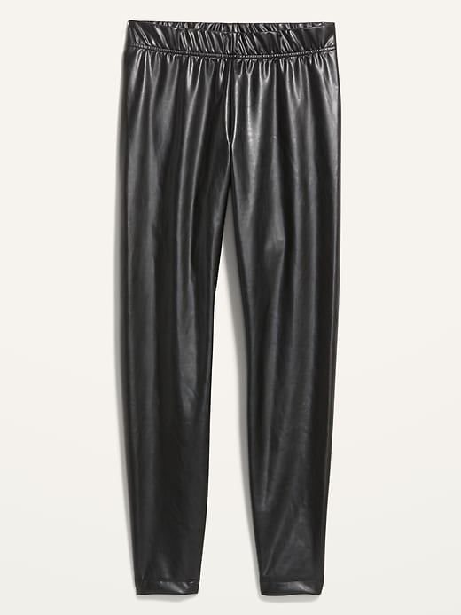 Image number 4 showing, High-Waisted Faux Leather Leggings for Women