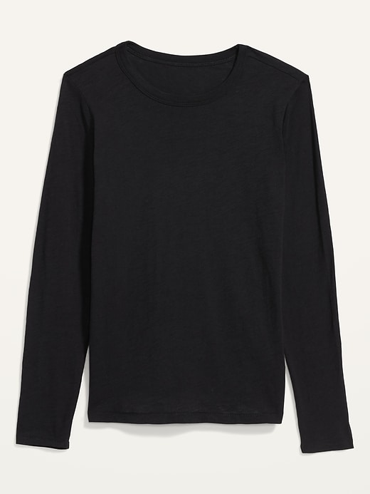 L'image numéro 4 présente T-shirt passe-partout en tricot flammé à manches longues pour Femme