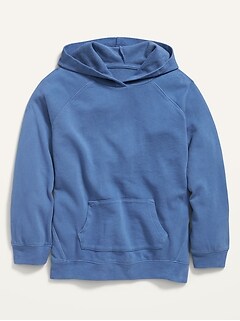 Raglan-Sleeve Pullover Tunic Hoodie for Girls