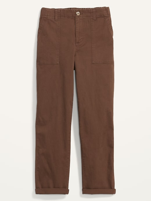Image number 4 showing, High-Waisted OGC Chino Cropped Workwear Pants for Women