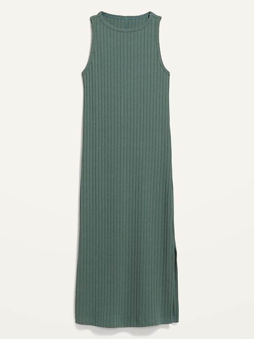 COS + Sleeveless Cotton-Rib Dress