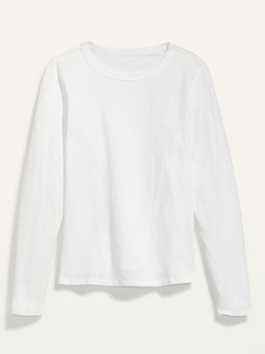 Image number 4 showing, EveryWear Slub-Knit Long-Sleeved T-Shirt for Women