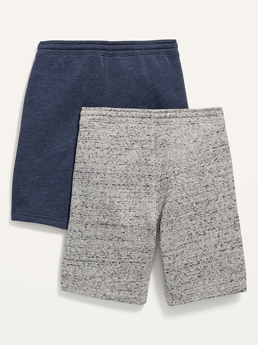 View large product image 2 of 2. 2-Pack Fleece Jogger Shorts for Boys (At Knee)