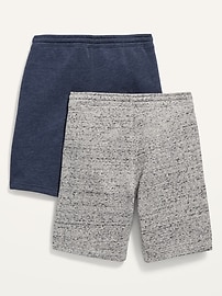 Image number 2 showing, 2-Pack Fleece Jogger Shorts for Boys (At Knee)