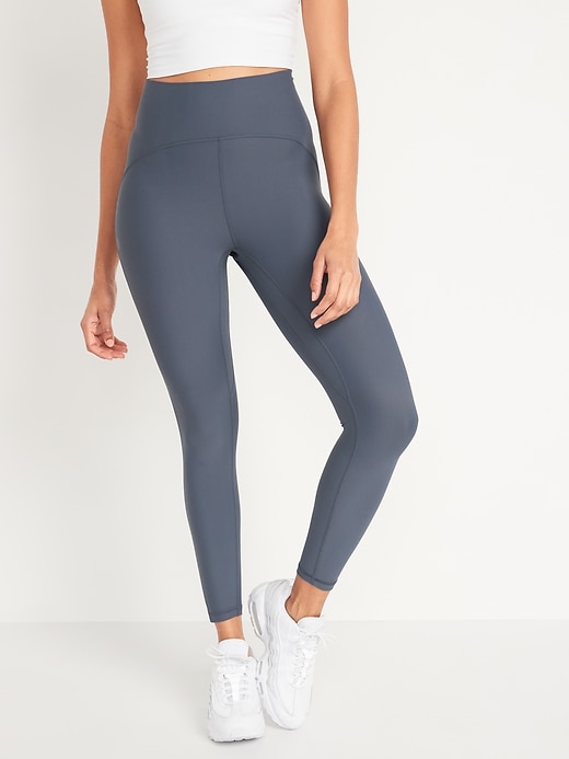 Image number 1 showing, NEW! Extra High-Waisted PowerLite Lycra® ADAPTIV 7/8-Length Leggings for Women