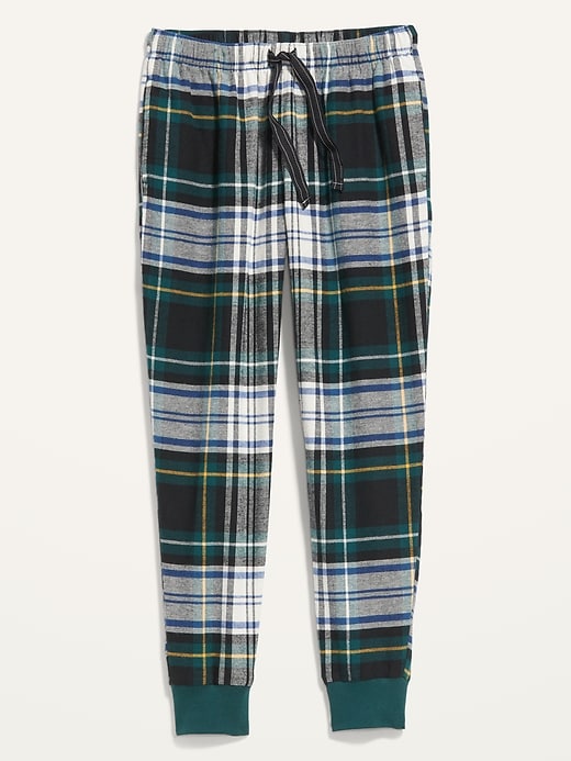 Image number 7 showing, Printed Flannel Jogger Pajama Pants for Women