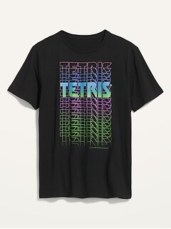 T-shirt à imprimé Tetris™ unisexe pour Adulte