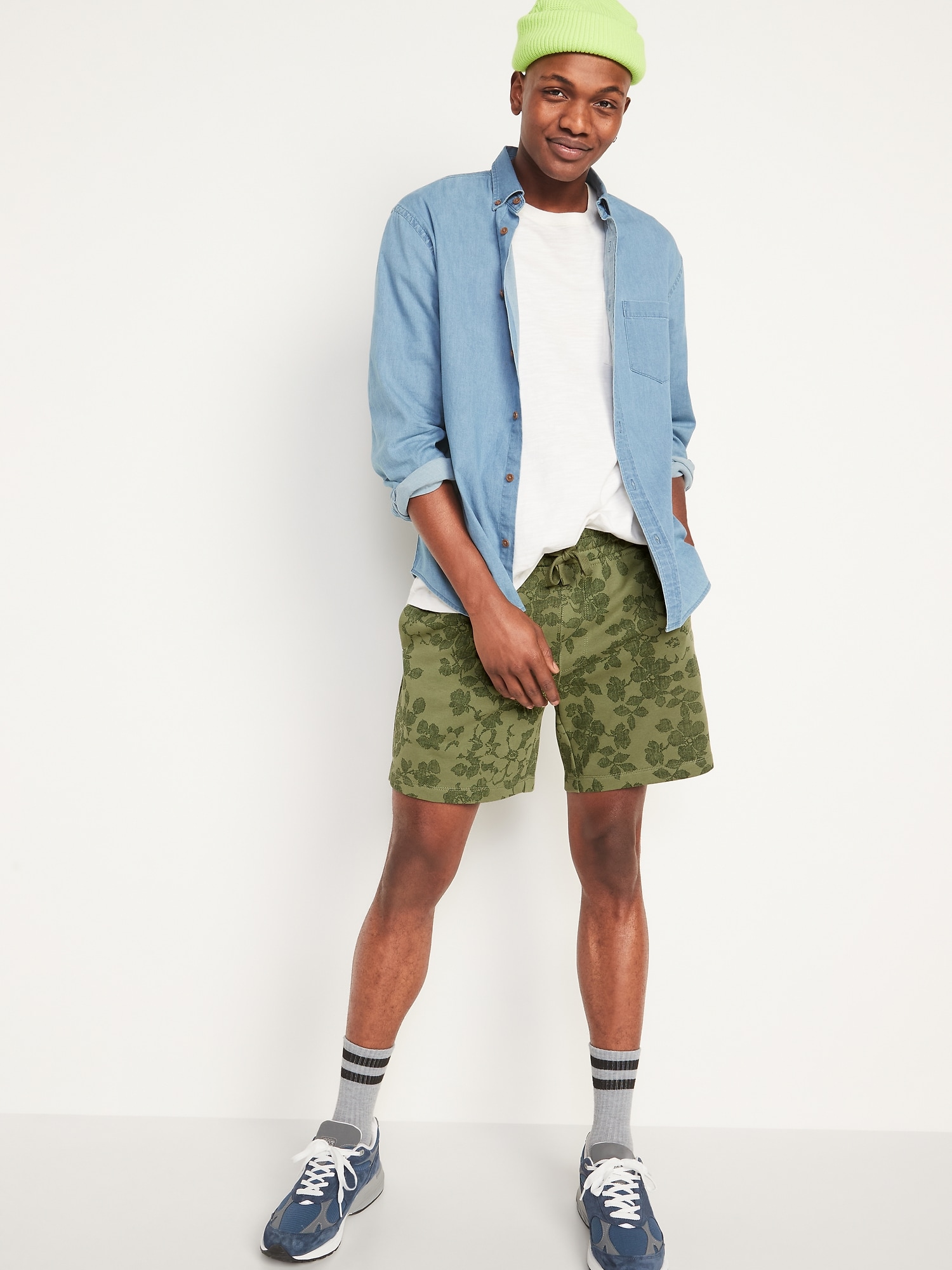 Printed French Terry Sweat Shorts for 