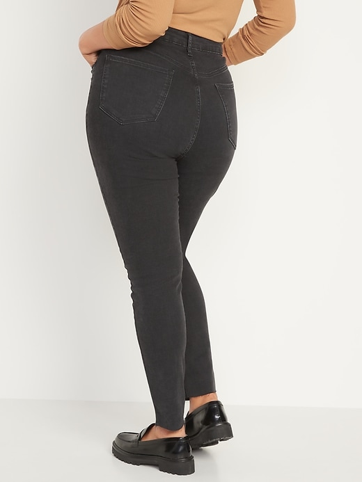 Image number 6 showing, FitsYou Extra High-Waisted Rockstar Super-Skinny Jeans