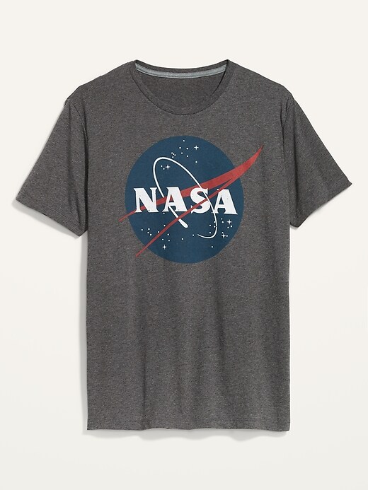 Voir une image plus grande du produit 1 de 2. T-shirt unisexe à imprimé NASA pour adulte