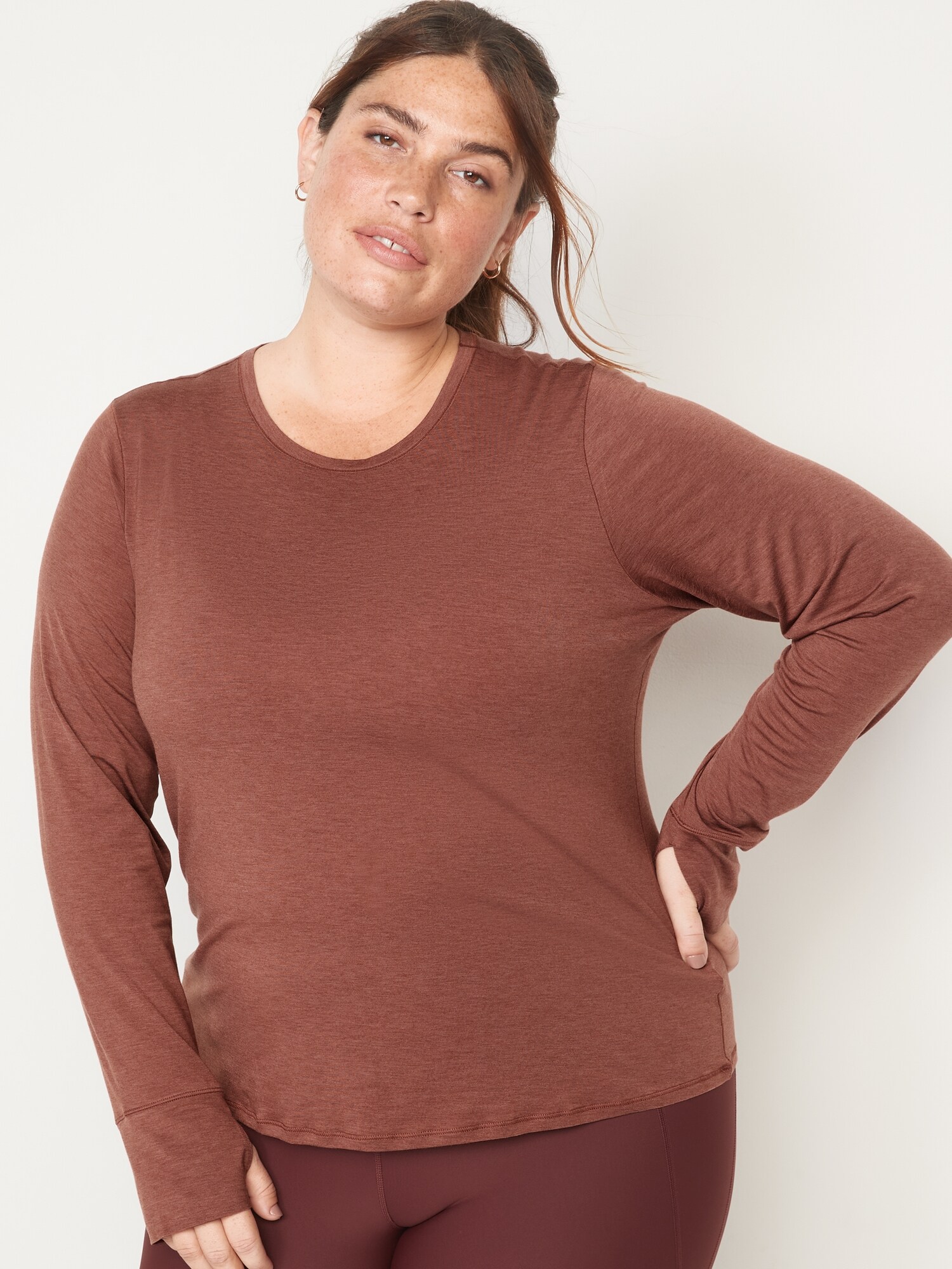 UltraBase Merino Wool LongSleeve Base Layer TShirt for Women Old Navy