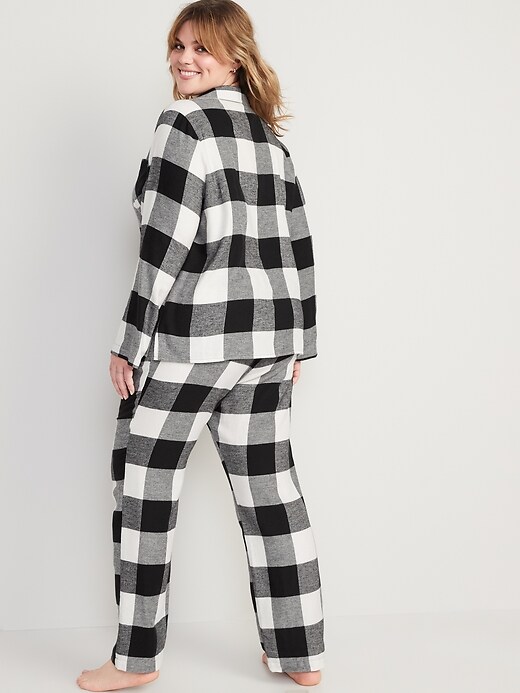 Printed Flannel Pajama Set For Women | Old Navy