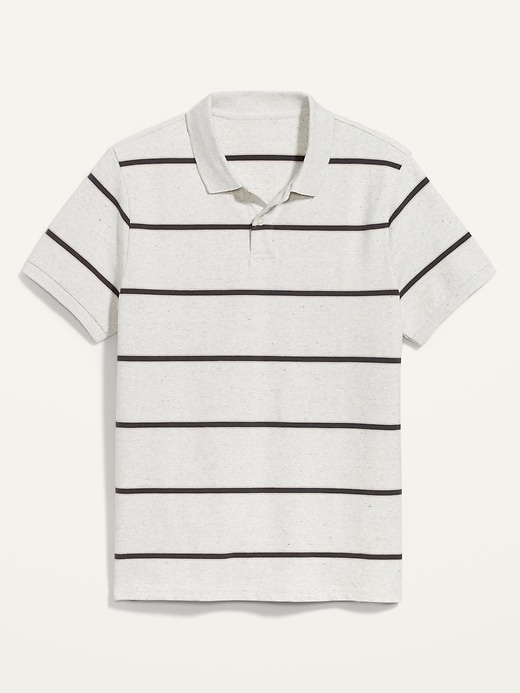 Moisture-Wicking Striped Pique Pro Polo Shirt for Men | Old Navy