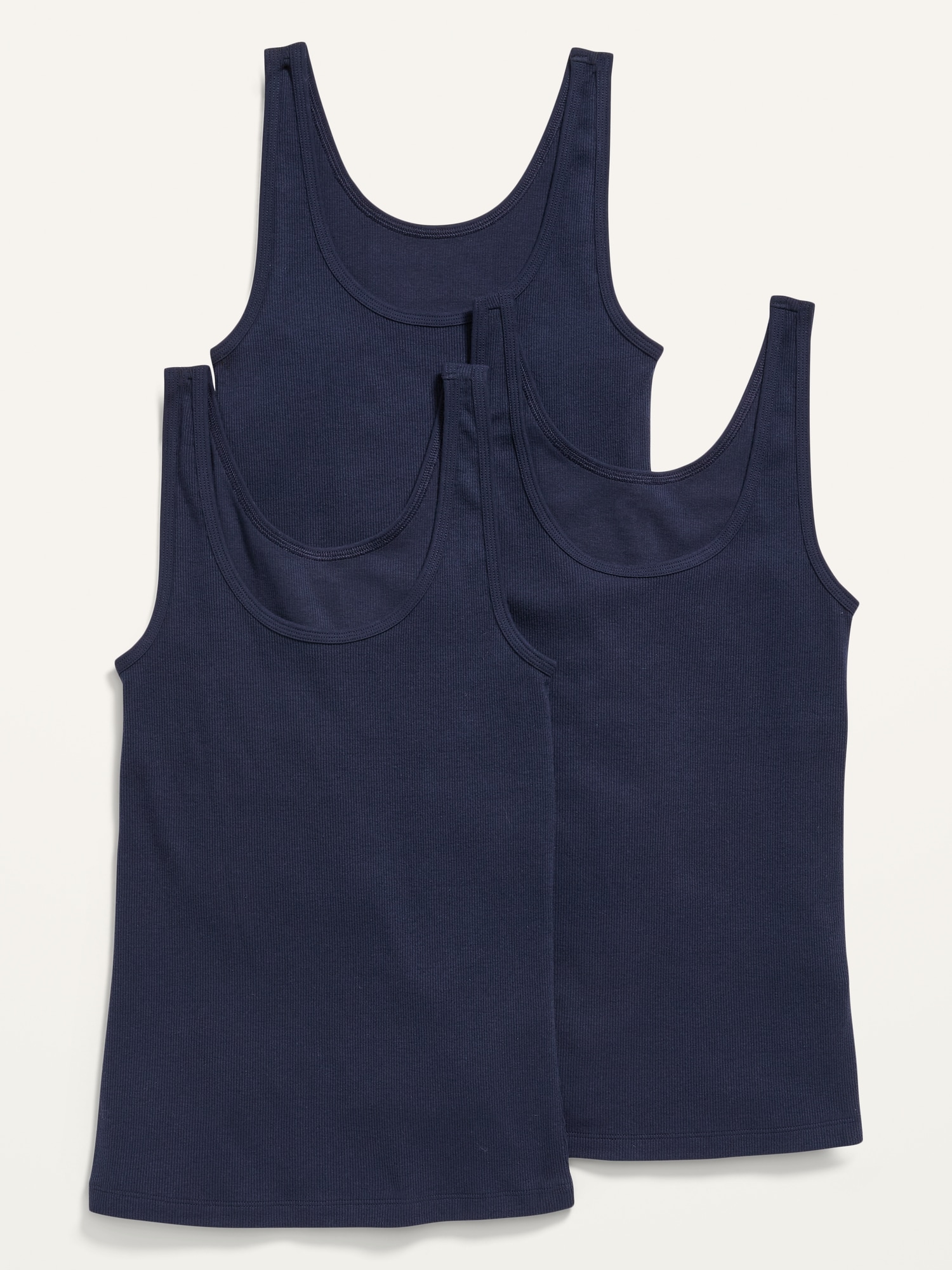 Women's Slim Fit Tank Top - A New Day™ Navy Blue M