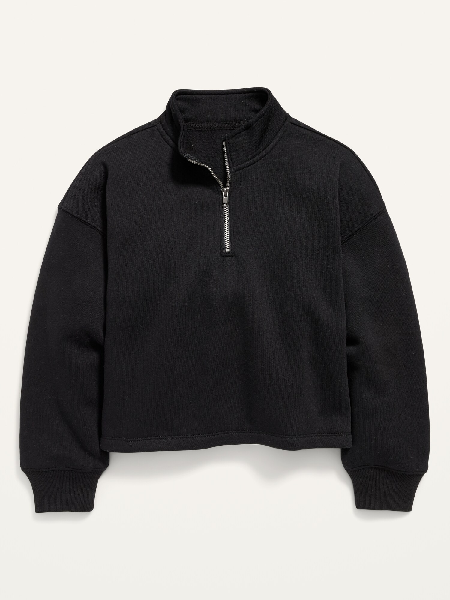 Zipper neck sale sweatshirt