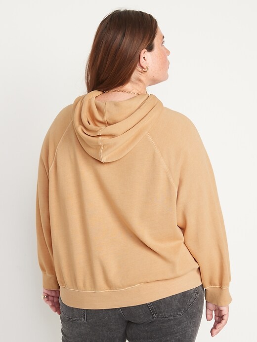 Image number 8 showing, Oversized Fleece Hoodie for Women