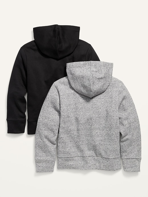 View large product image 2 of 2. Gender-Neutral Zip Hoodie 2-Pack for Kids
