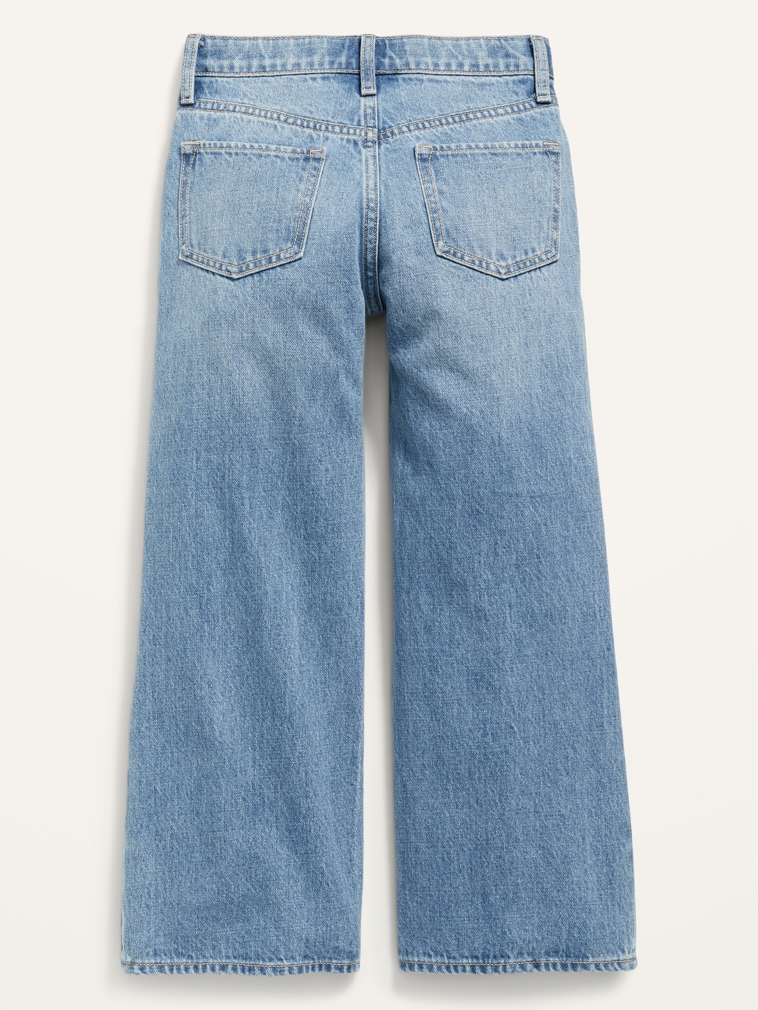 High-Waisted Baggy Ripped Wide-Leg Jeans for Girls | Old Navy