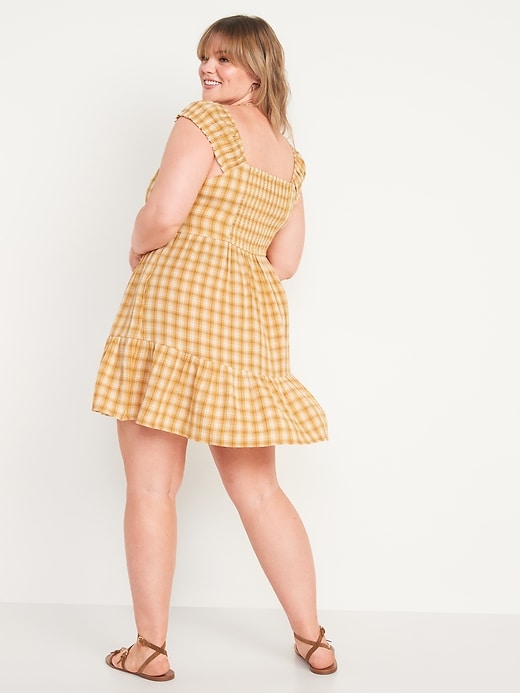 Image number 8 showing, Fit & Flare Plaid Mini Dress