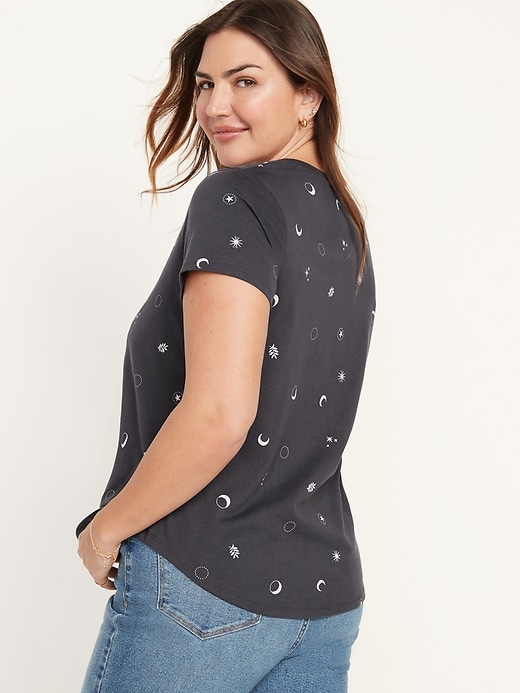 Image number 6 showing, Printed EveryWear Short-Sleeve T-Shirt for Women