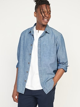 Old navy jean sales shirts