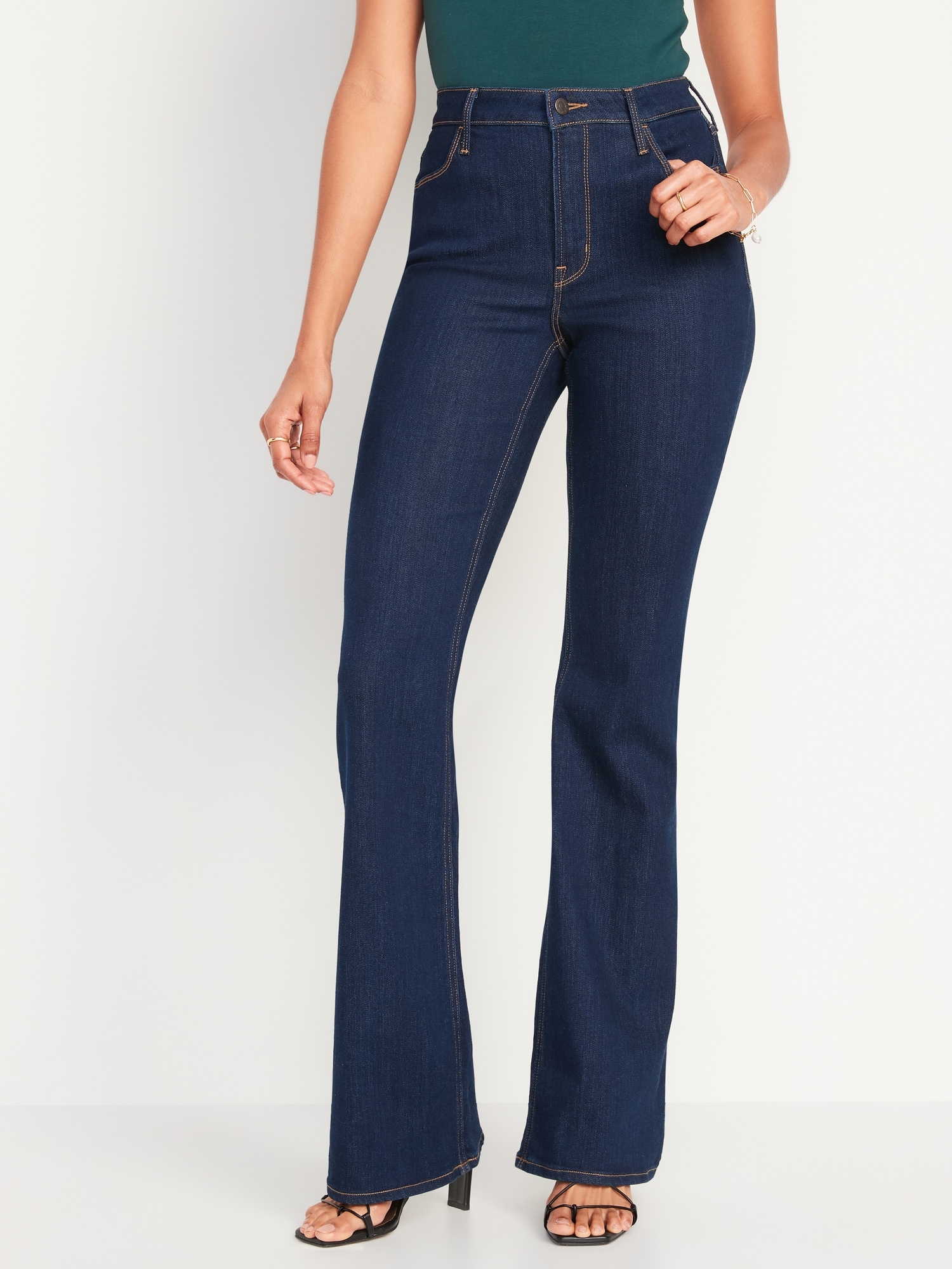 Extra High-Waisted Flare Jeans for Women, Old Navy