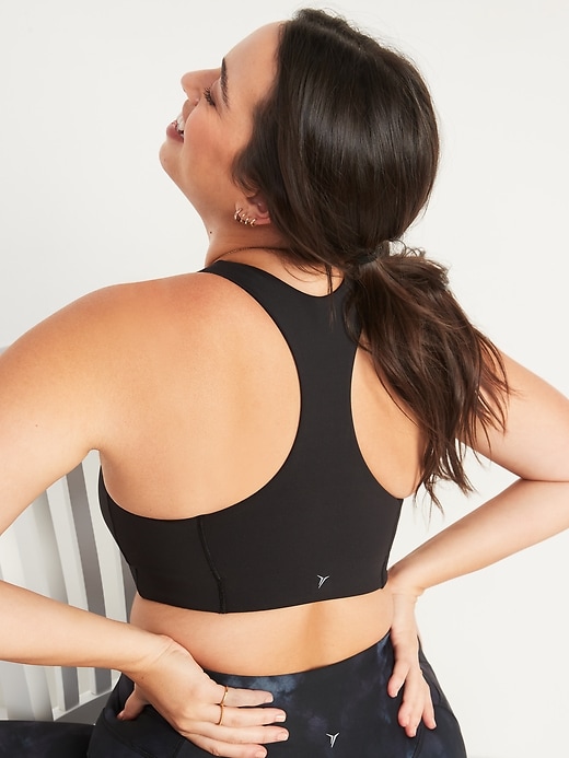 Old Navy Medium Support PowerSoft Cross-Back Cutout Sports Bra, 29 New  Activewear Pieces From Old Navy We're Loving This November, Starting at $20