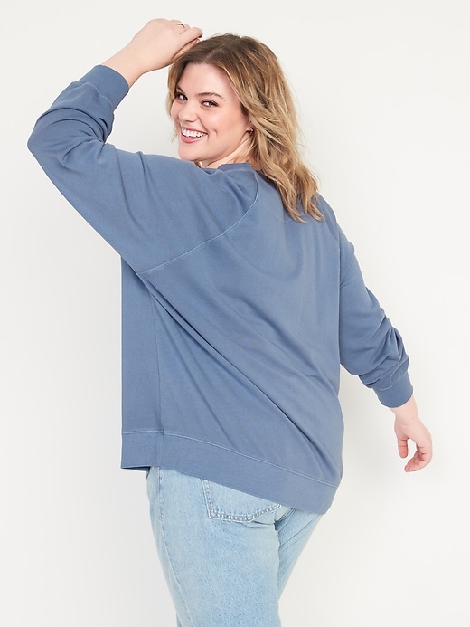 Image number 8 showing, Oversized Vintage Tunic Sweatshirt