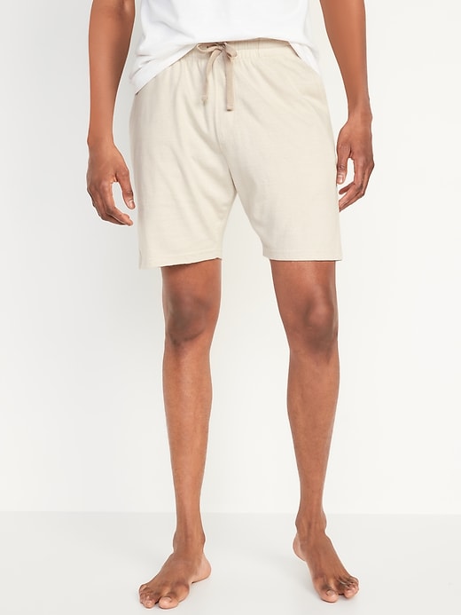 Jersey-Knit Pajama Shorts for Men -- 7.5-inch inseam