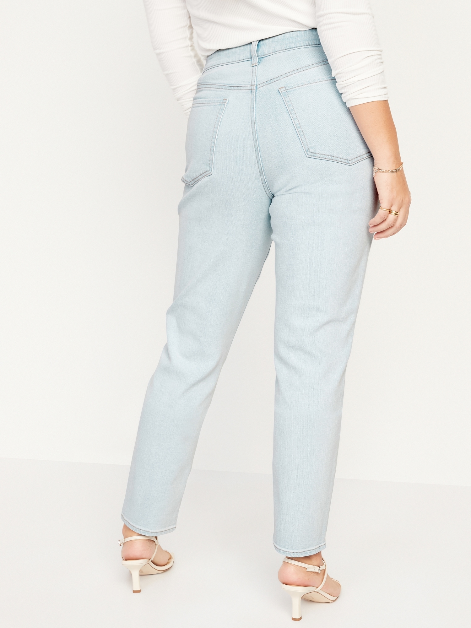 Jean O.G. droit taille haute longueur cheville pour Femme Old Navy