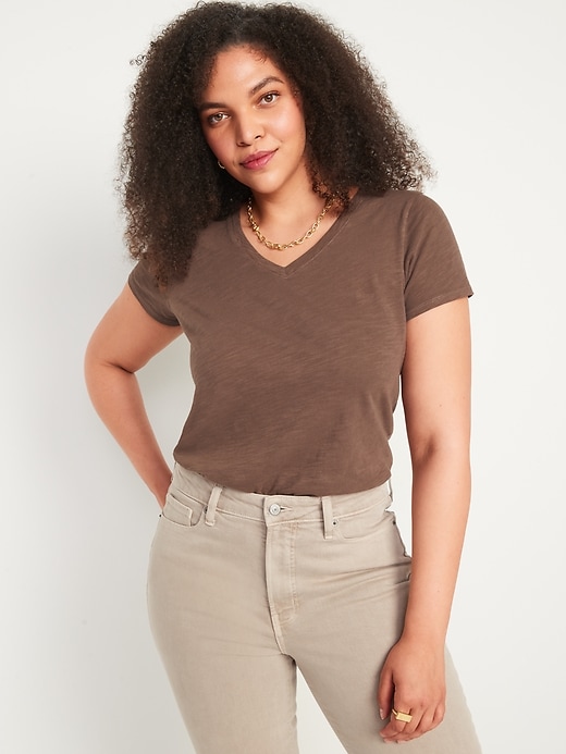 Image number 2 showing, Short-Sleeve EveryWear Slub-Knit T-Shirt 2-Pack for Women
