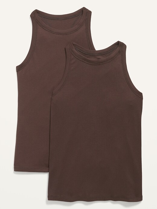 Image number 7 showing, UltraLite Rib-Knit Tank Top 2-Pack for Women