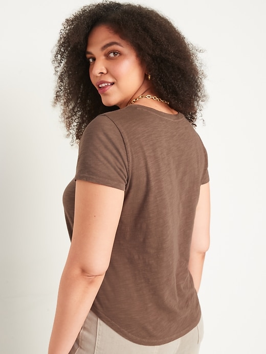 Image number 3 showing, Short-Sleeve EveryWear Slub-Knit T-Shirt 2-Pack for Women